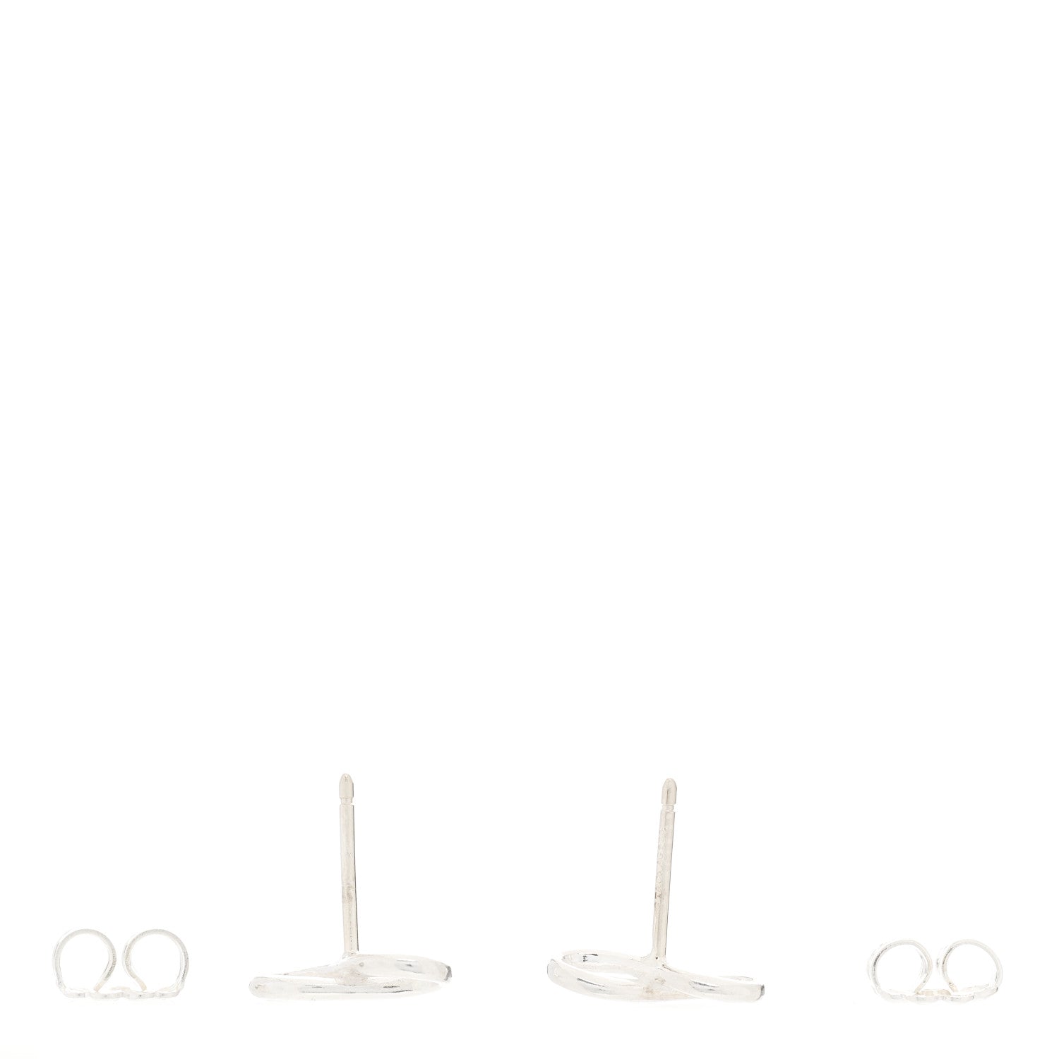 Tiffany Sterling Silver Infinity Earrings 2 of 3