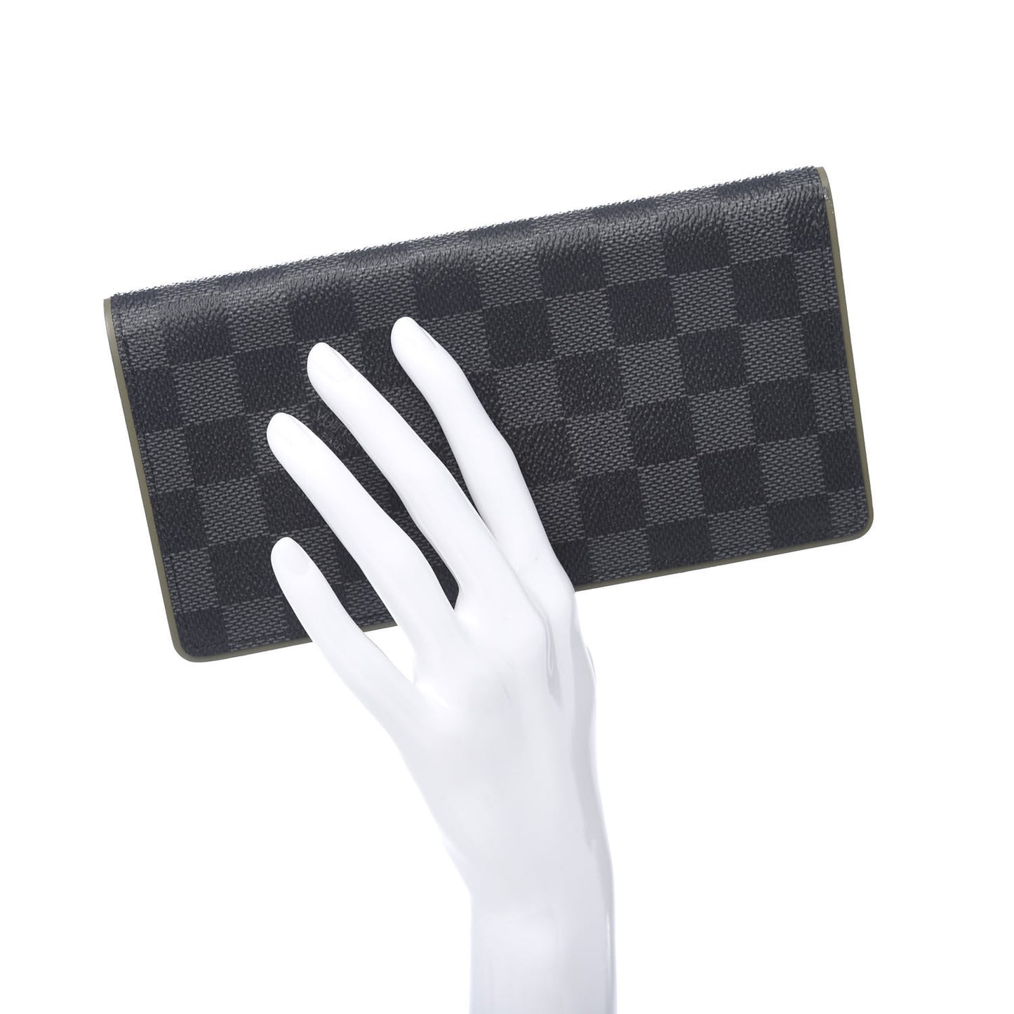 Damier Graphite Brazza Wallet Kaki