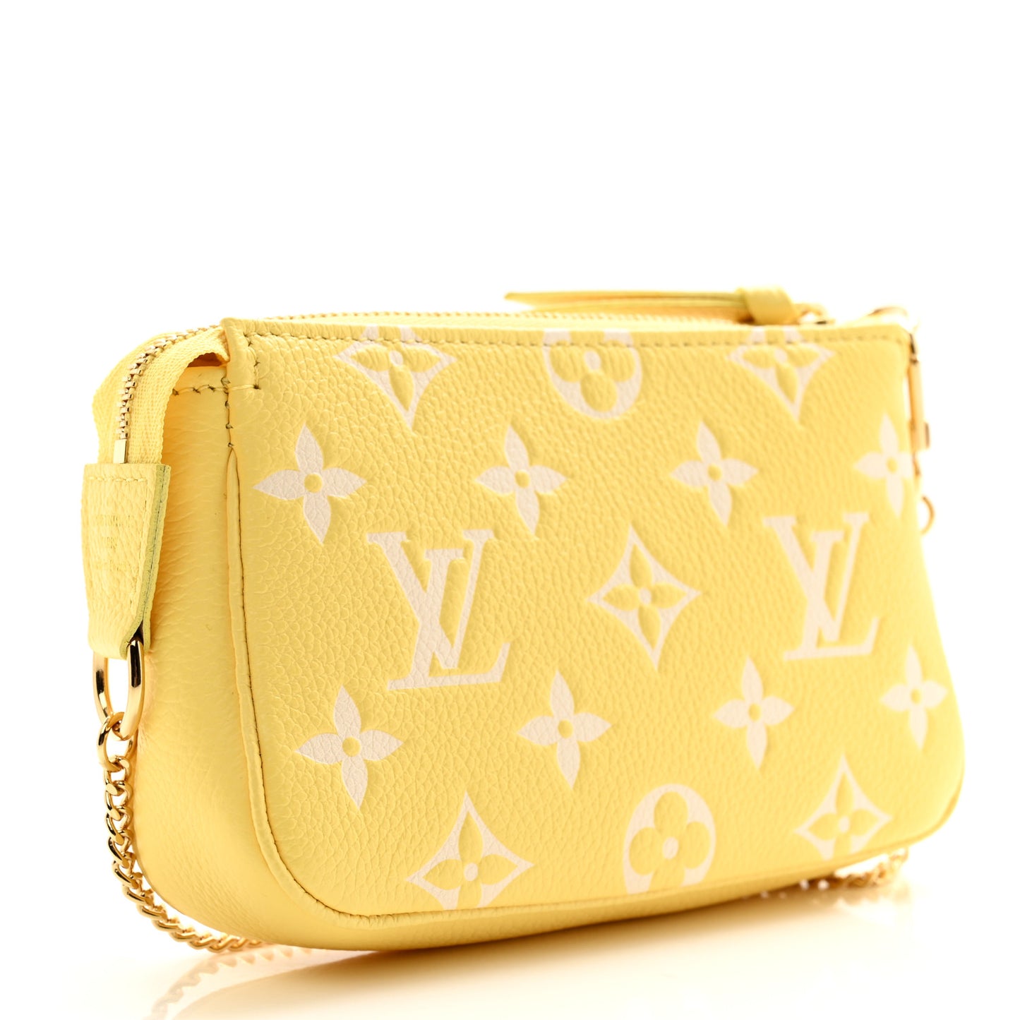 Empreinte Monogram Mini Pochette Accessories Lemon Curd Yellow