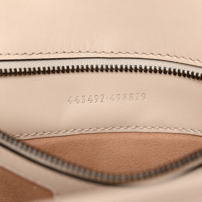 Gucci Calfskin Matelasse Small GG Marmont Shoulder Bag White 7 of 12