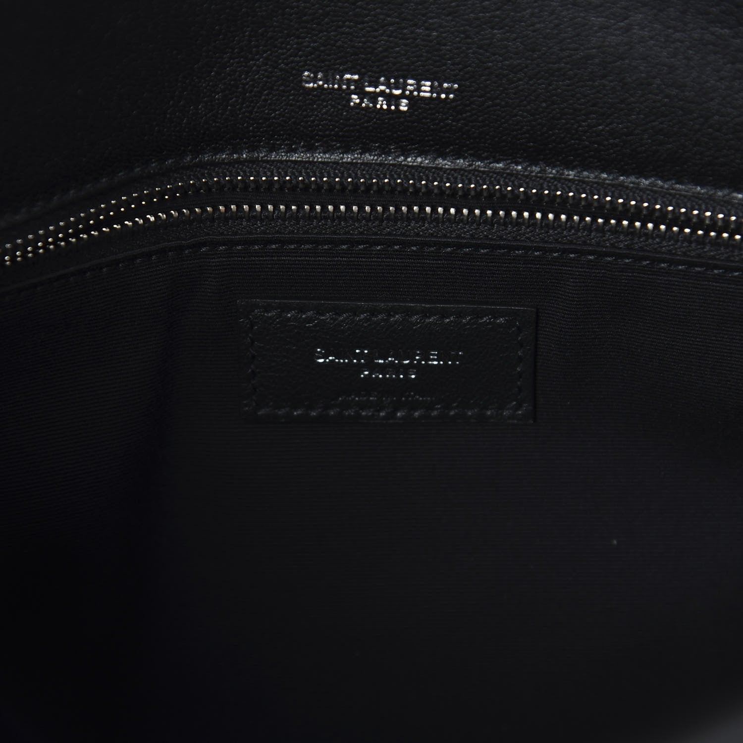 Saint Laurent Lambskin Matelasse Monogram Microstud Medium Niki Chain Satchel Black 6 of 9
