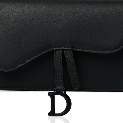 Christian Dior Ultra Matte Calfskin Saddle Belt Bag Black 7 of 9
