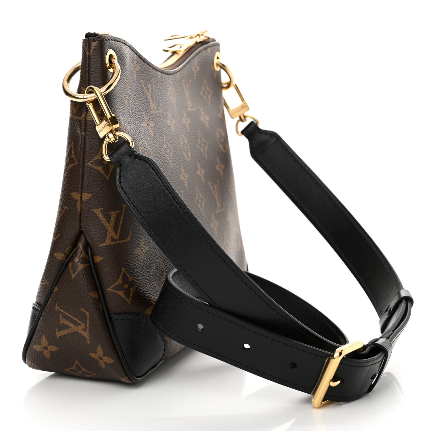 Louis Vuitton Monogram Odeon PM Black 3 of 12