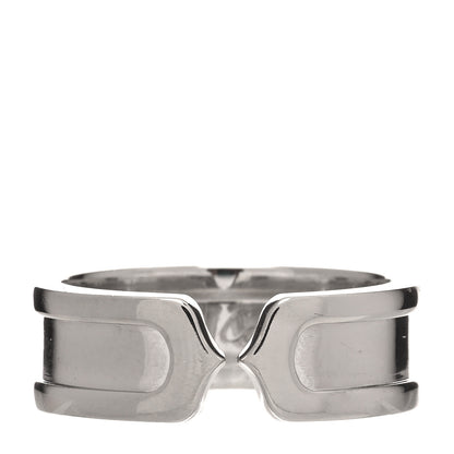 Cartier 18K White Gold 6.5mm C De Cartier Ring 52 6 1 of 5