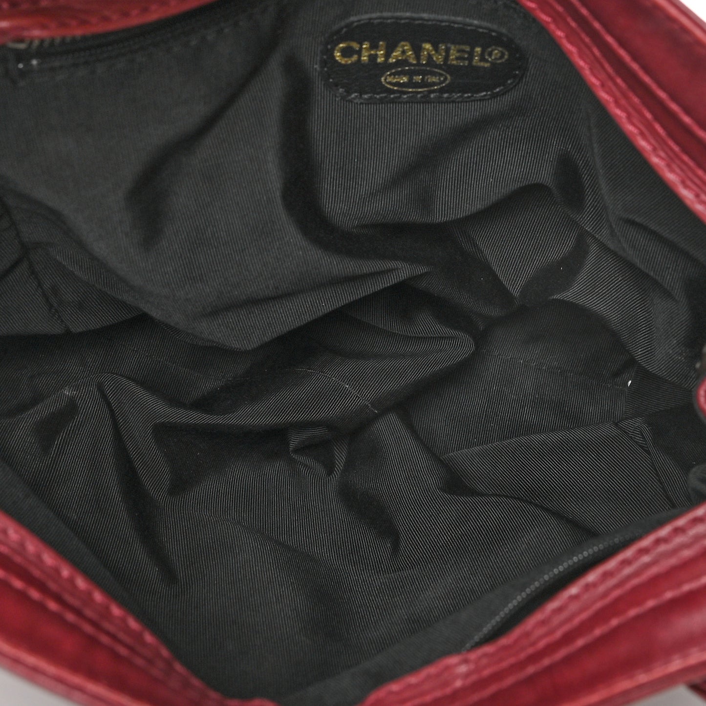 Calfskin CC Shoulder Bag Red