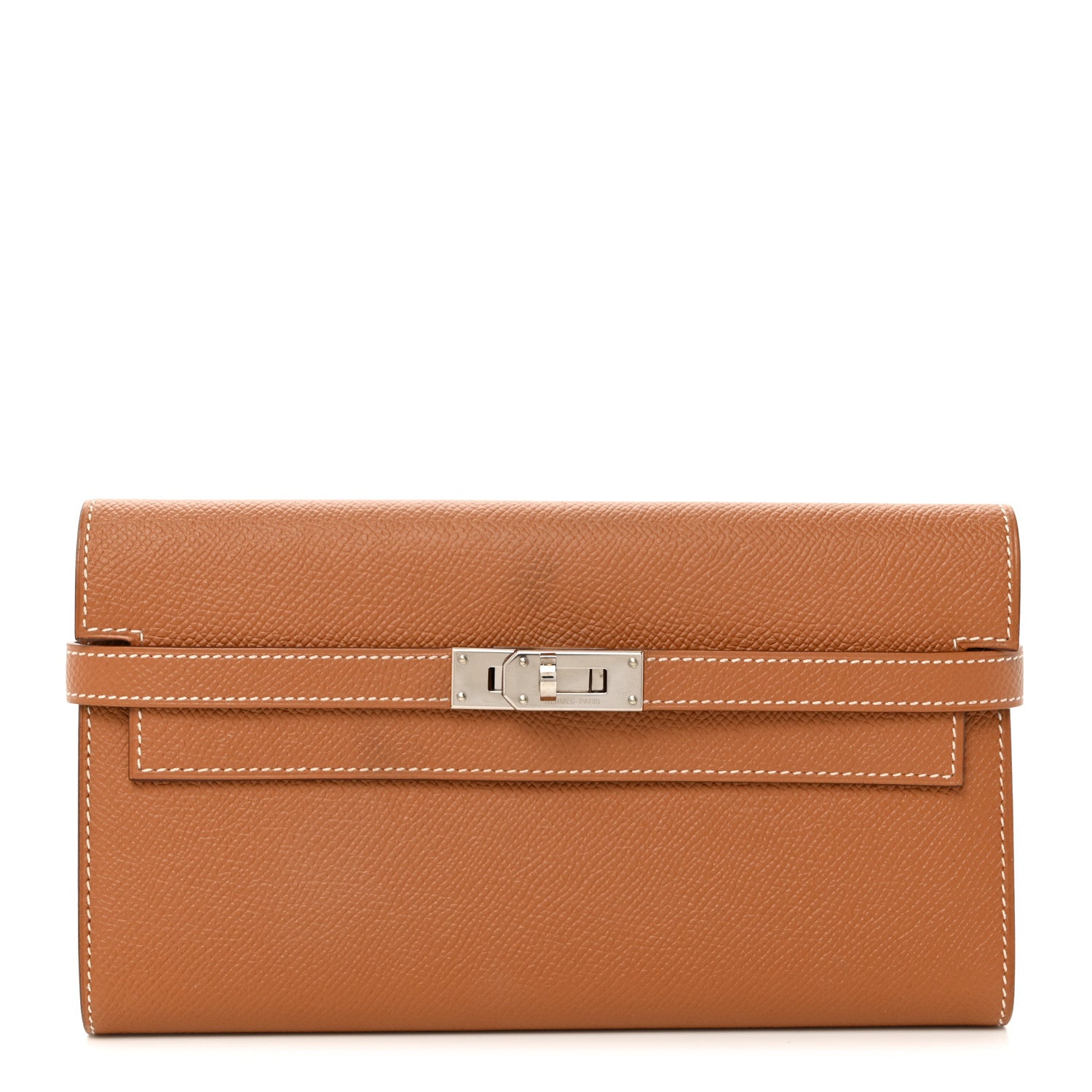 Hermes Epsom Kelly Longue Wallet Gold 1 of 9