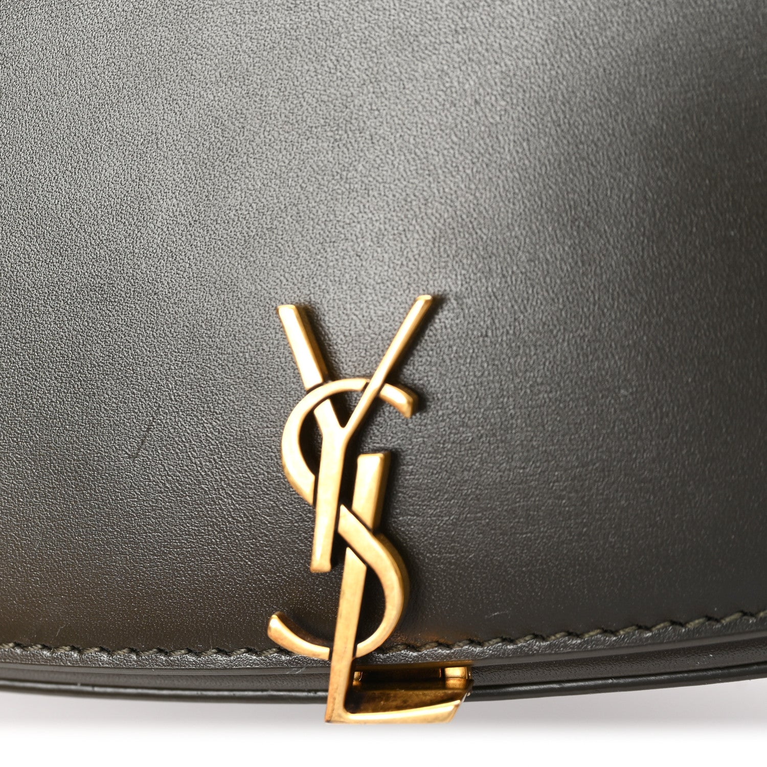 Saint Laurent Box Calfskin Mini Voltaire Shoulder Bag Deep Musk 12 of 13