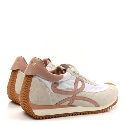 Loewe Nylon Suede Flow Runner Sneakers 38 White Powder 6 of 11