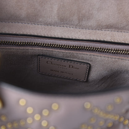Christian Dior Calfskin Cannage Studded Medium Supple Lady Dior Nude 8 of 10