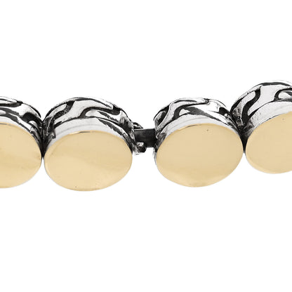 John Hardy Sterling Silver 18K Yellow Gold Dot Flex Bracelet 4 of 4