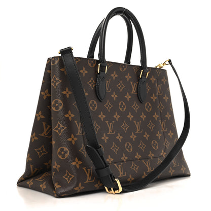 Louis Vuitton Monogram Flower Tote Black 3 of 10