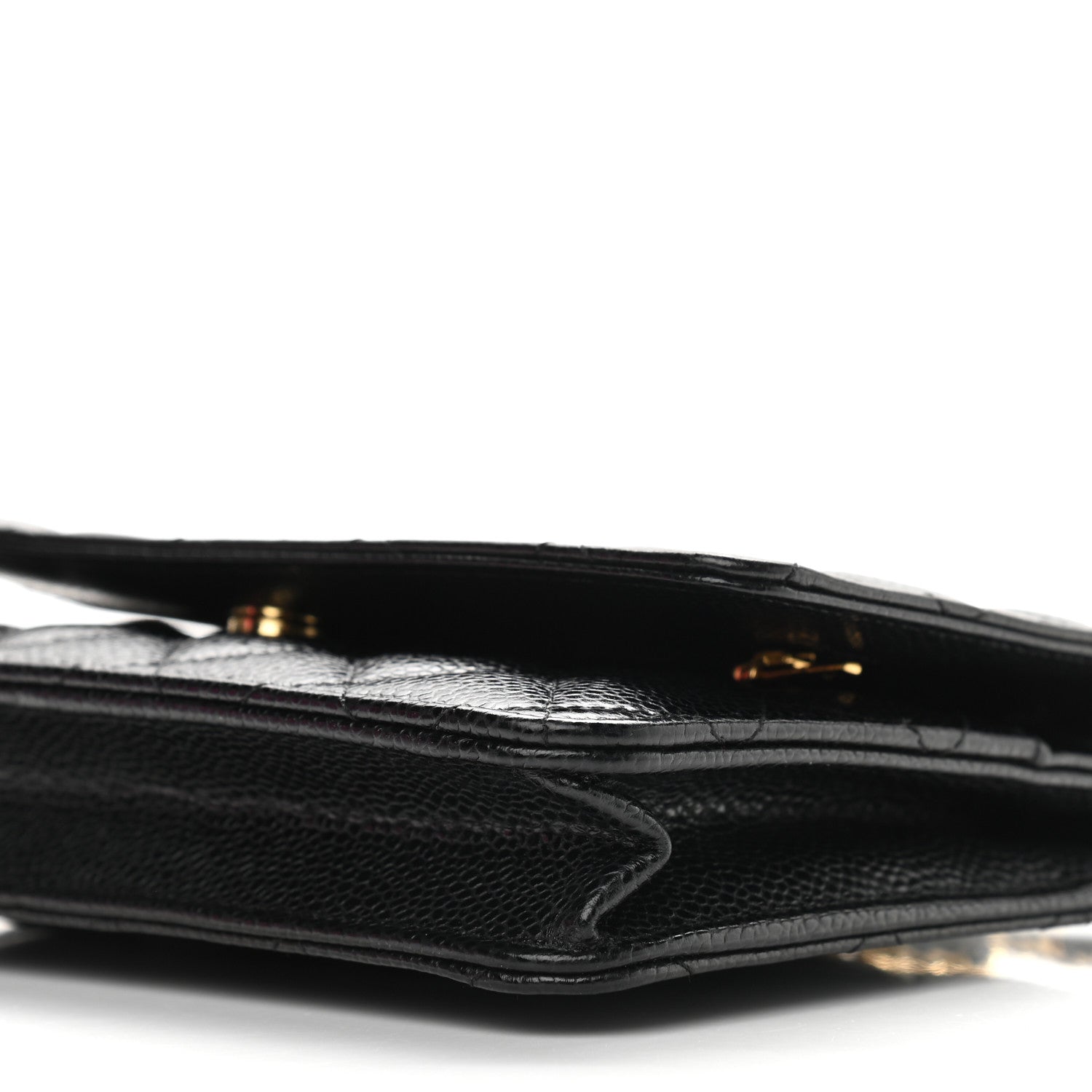 Chanel Caviar Quilted Wallet On Chain WOC Black 9 of 9