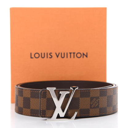 Louis Vuitton Damier Ebene 40mm LV Initiales Belt 95 38 6 of 6