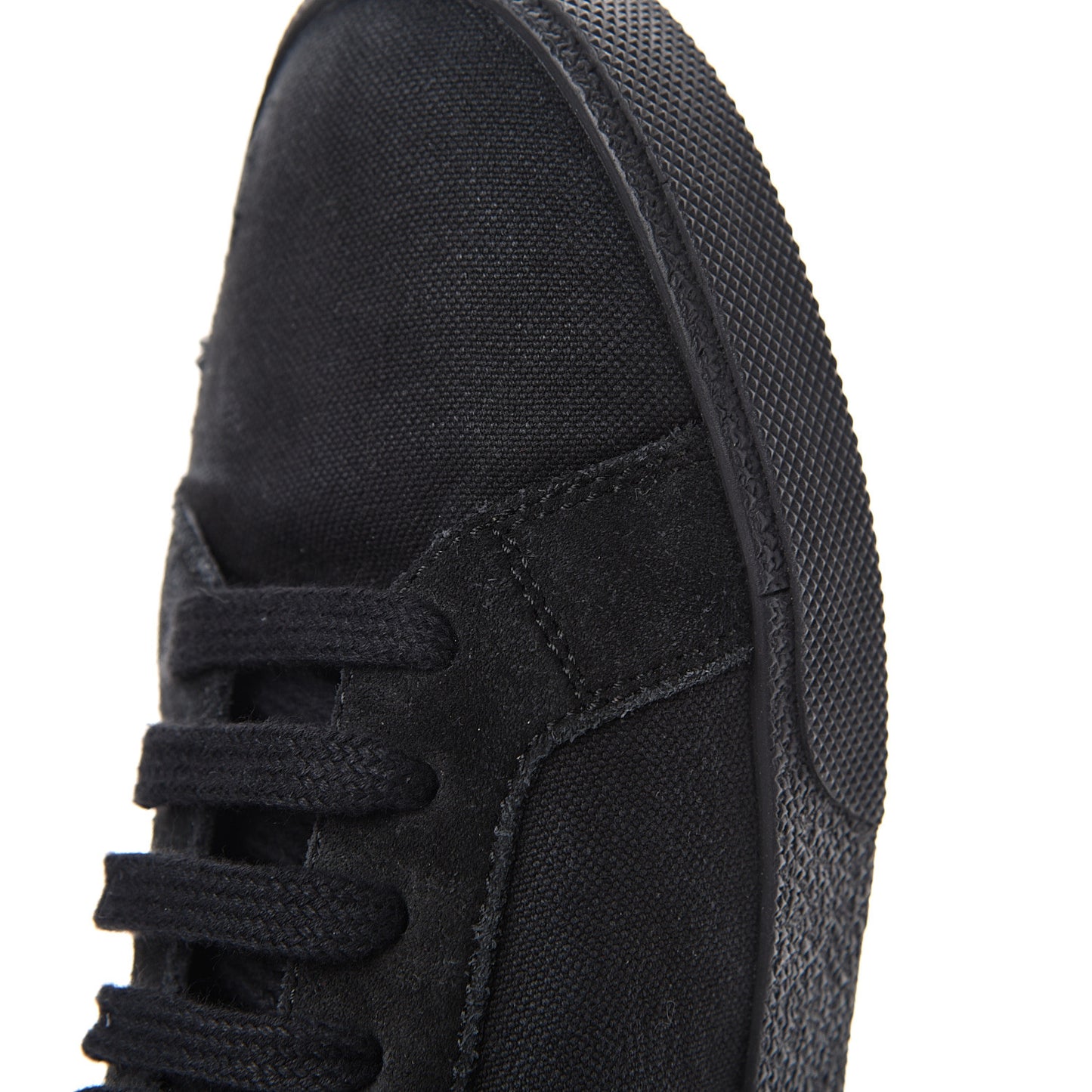 Distressed Canvas Mens Classic Court High Top Sneakers 42 Black