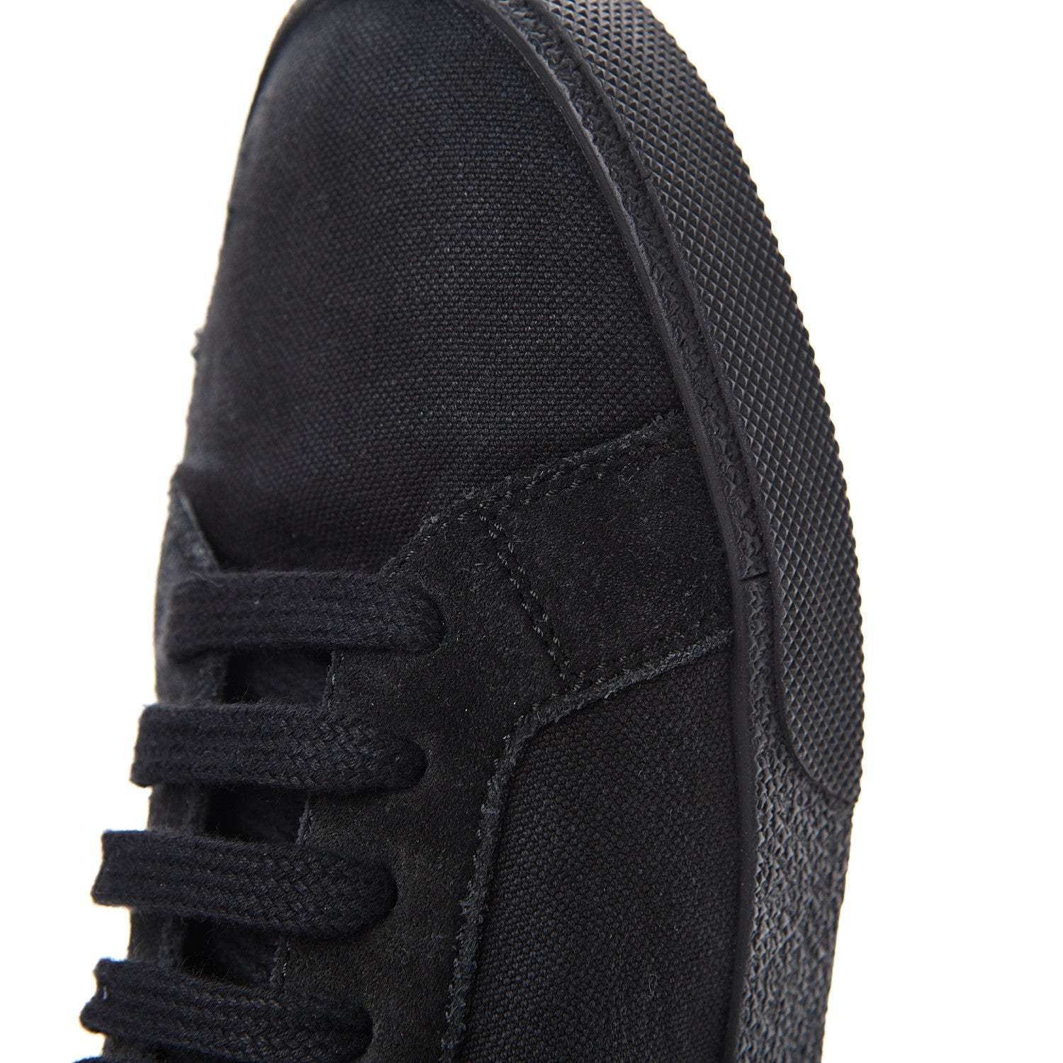 Saint Laurent Distressed Canvas Mens Classic Court High Top Sneakers 42 Black 8 of 11