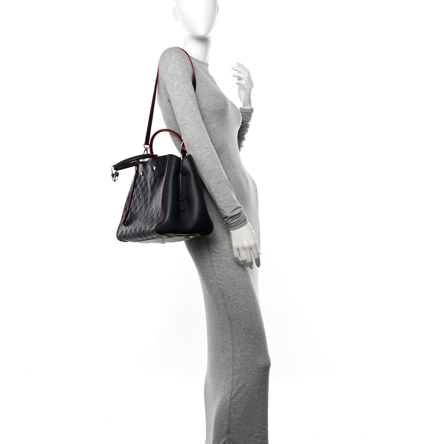 Louis Vuitton Empreinte Montaigne GM Marine Rouge 2 of 10