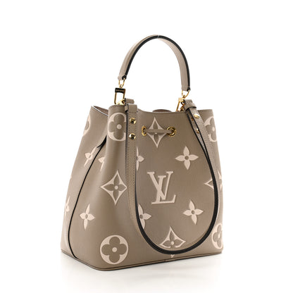 Louis Vuitton Empreinte Monogram Giant Neonoe MM Tourterelle Creme 4 of 11
