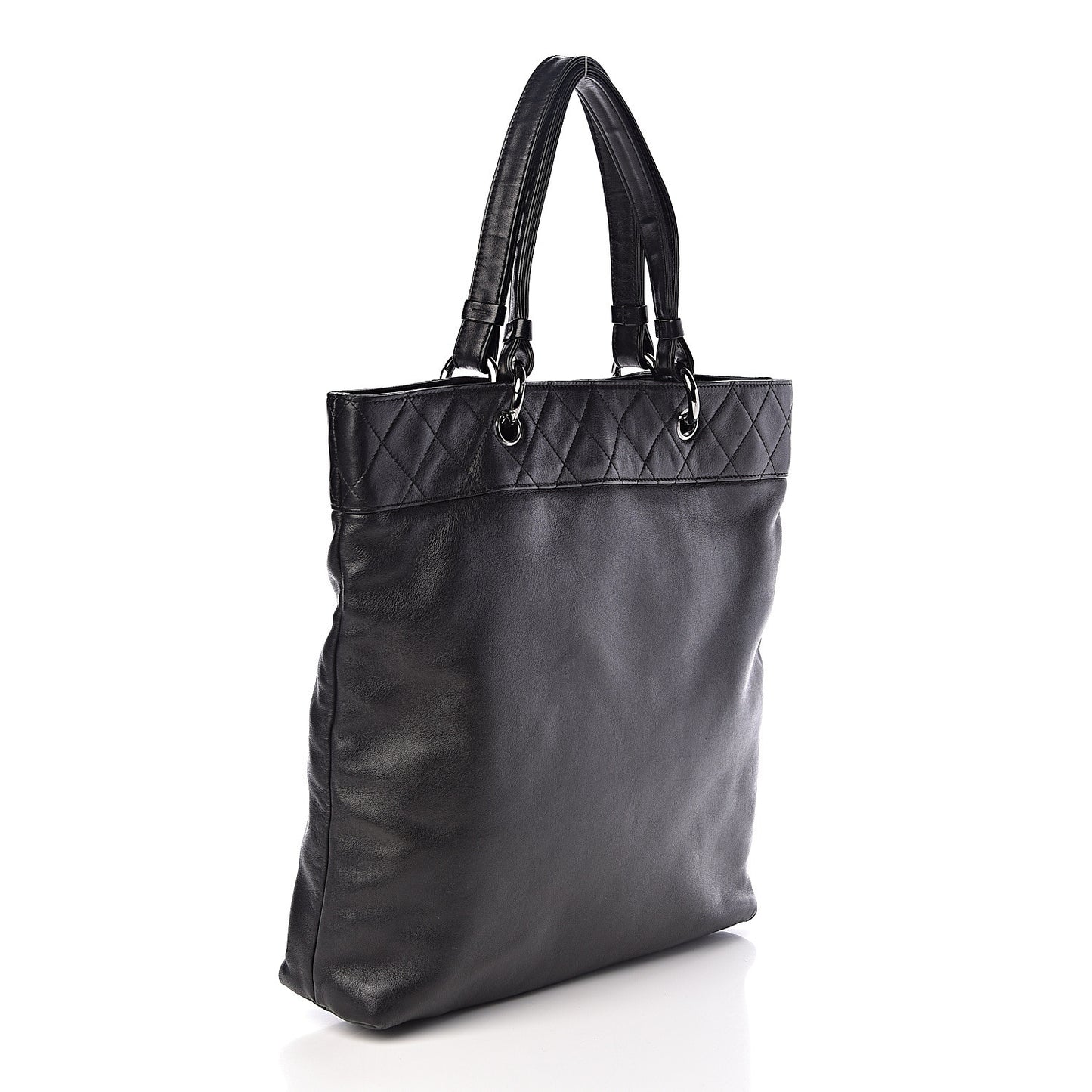Lambskin CC Shoulder Bag Black
