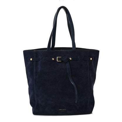 Jimmy Choo Suede Lexie Tote Navy Blue 1 of 10