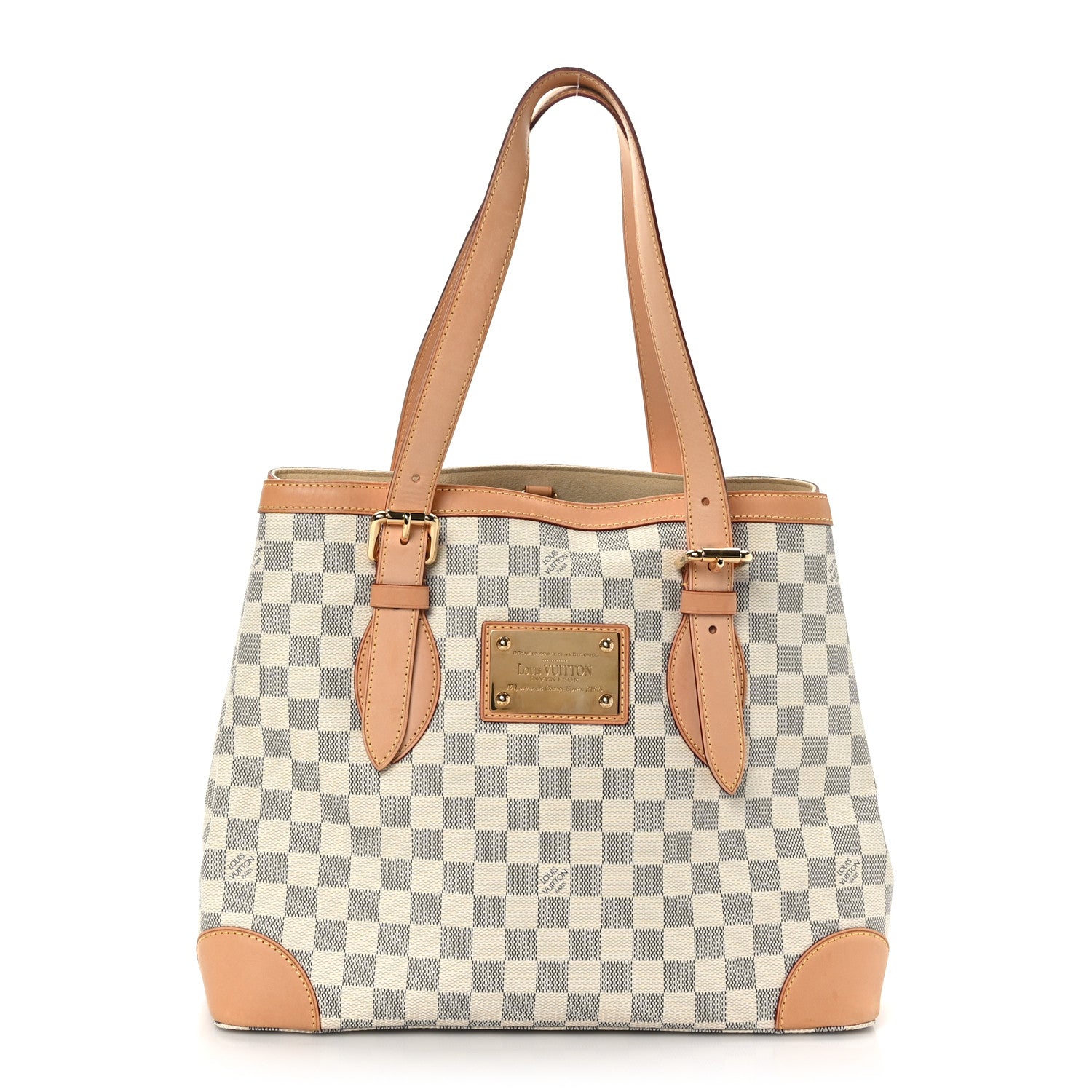 Louis Vuitton Damier Azur Hampstead MM 1 of 8