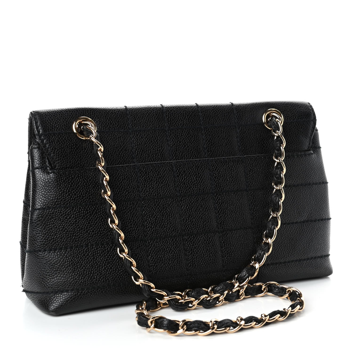 Chanel Caviar Square Stitched Small Flap Black 2 of 4