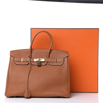 Hermes Togo Birkin 35 Gold 37 of 37