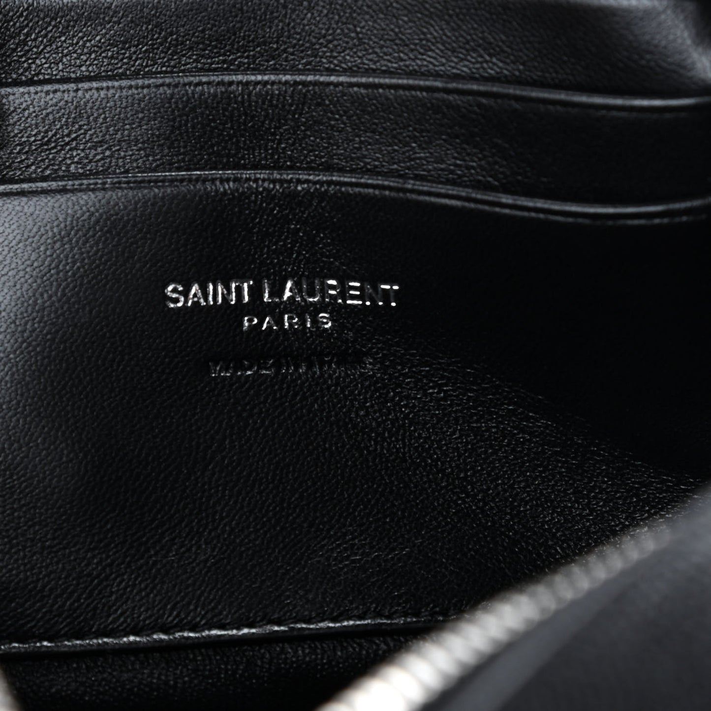 Grain De Poudre Matelasse Monogram Mini Lou Camera Bag Black
