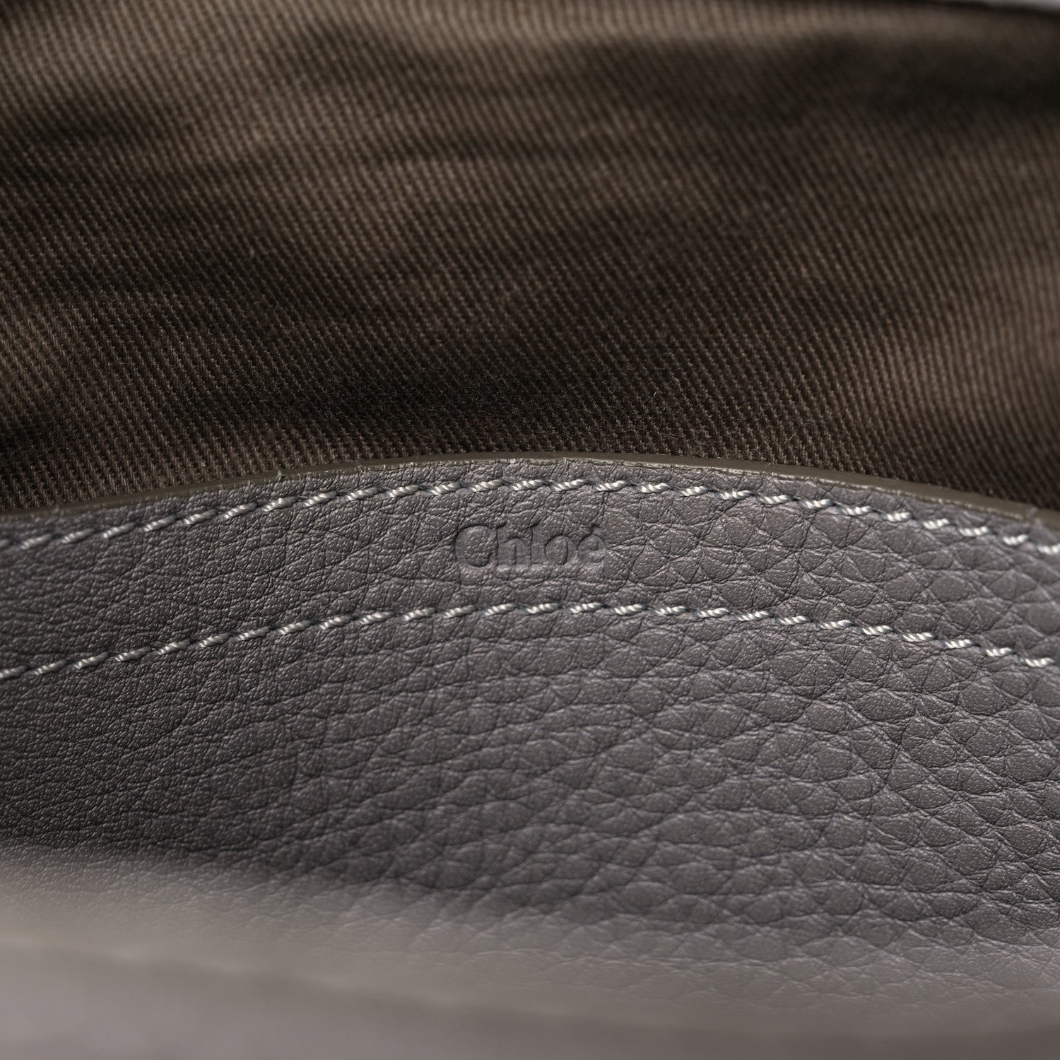 Chloe Calfskin Medium Marcie Round Crossbody Bag Cashmere Grey 6 of 25