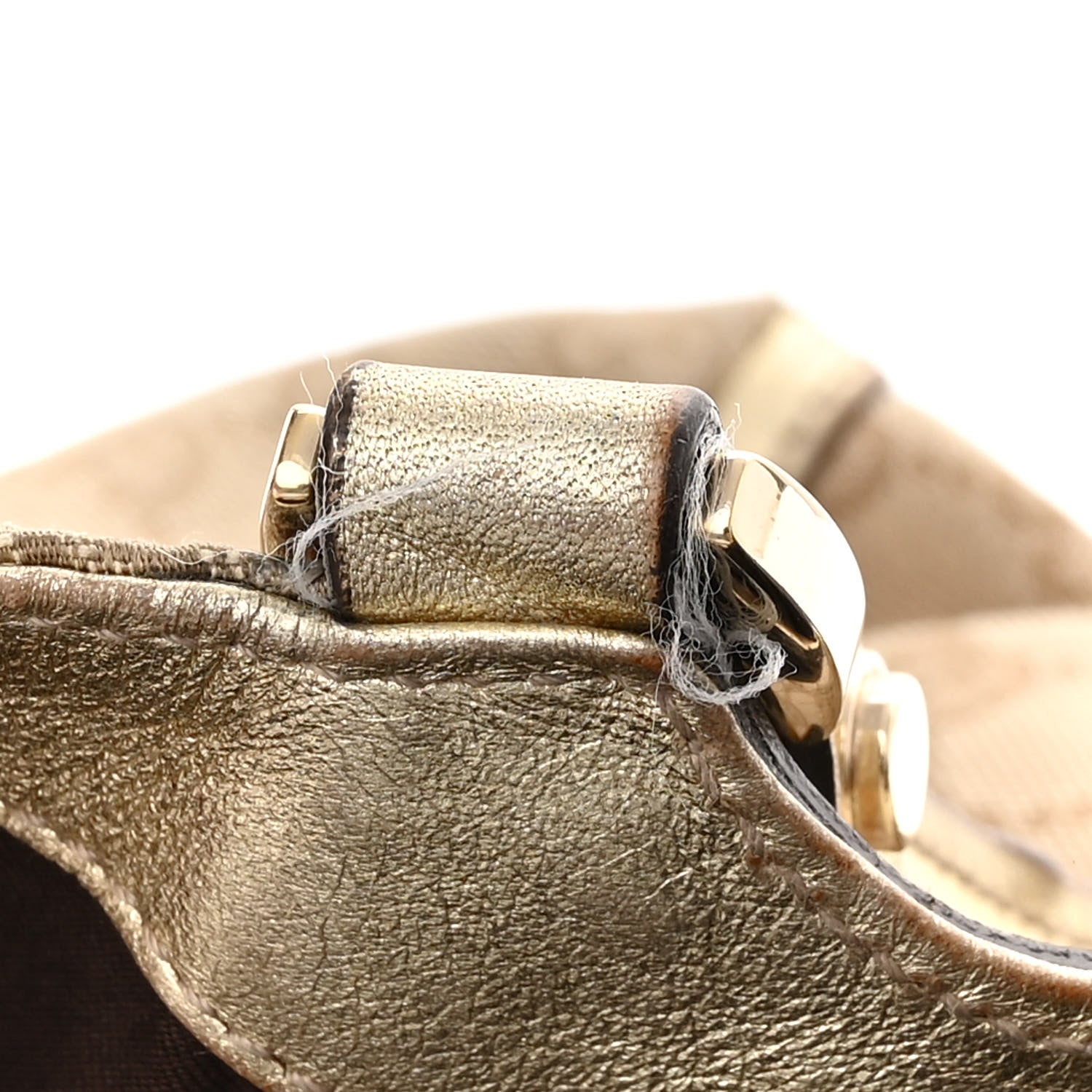 Gucci Monogram Large D Gold Hobo Gold 15 of 19