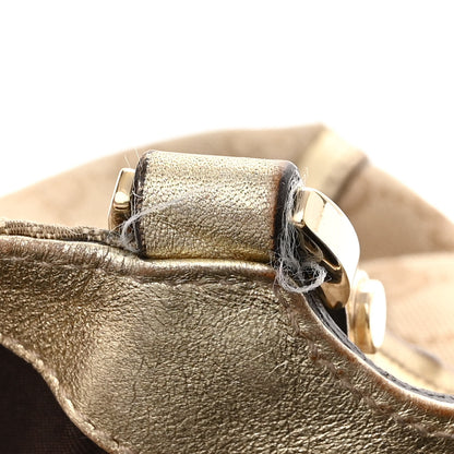 Gucci Monogram Large D Gold Hobo Gold 15 of 19