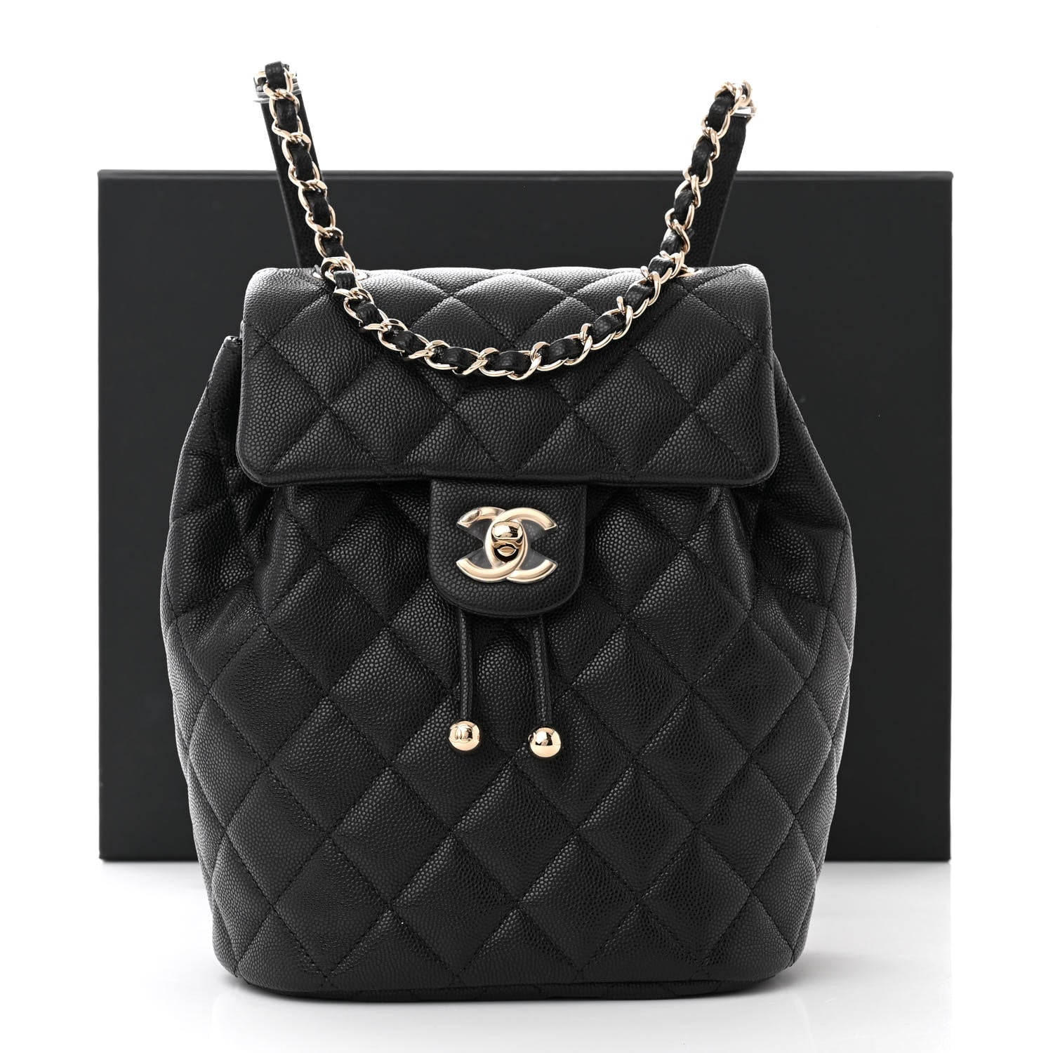 Chanel Caviar Quilted Mini Urban Spirit Backpack Black 11 of 11