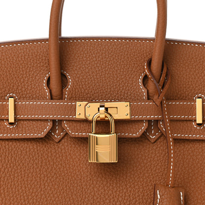 Hermes Togo Birkin 25 Gold 8 of 11