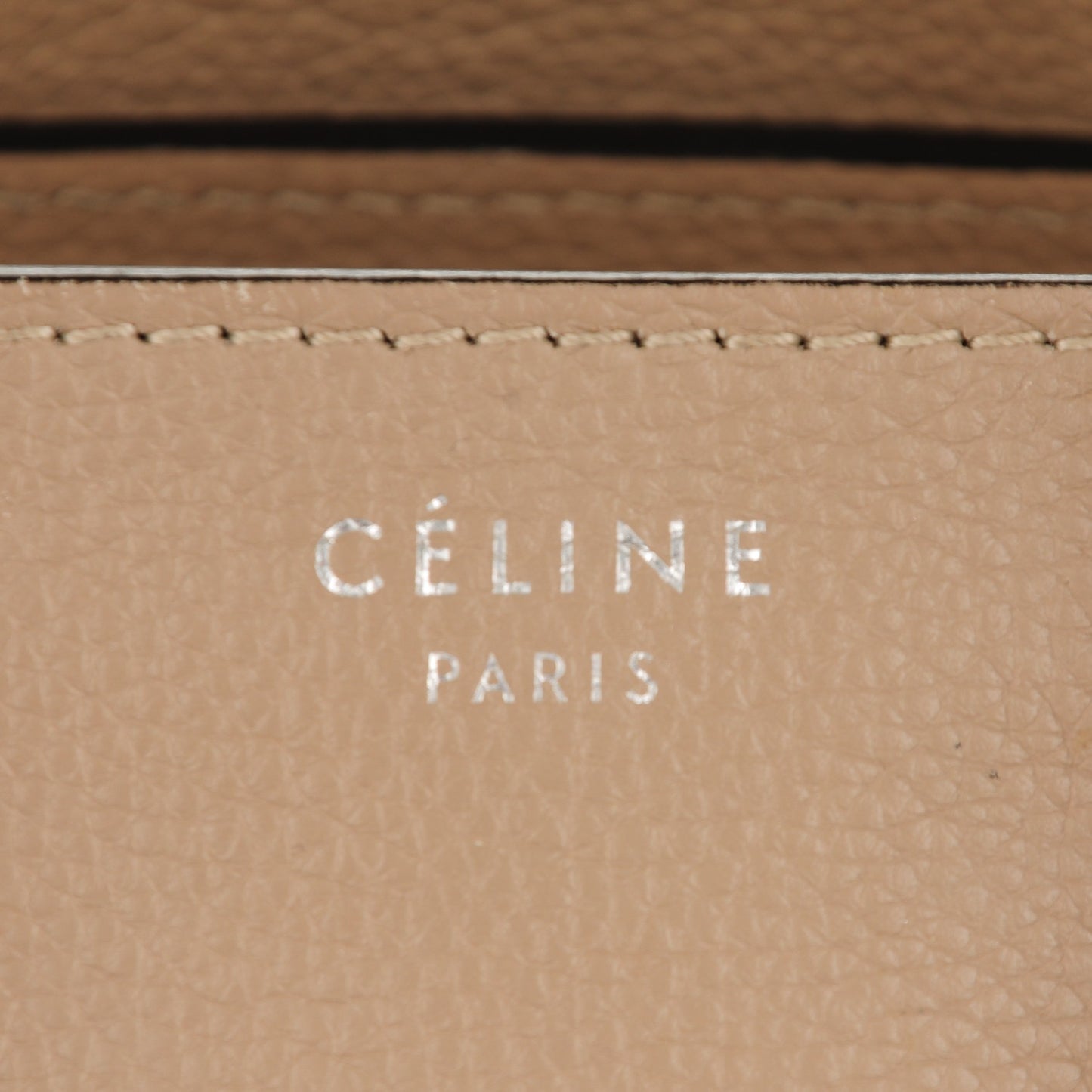 Drummed Calfskin Mini Luggage Dune