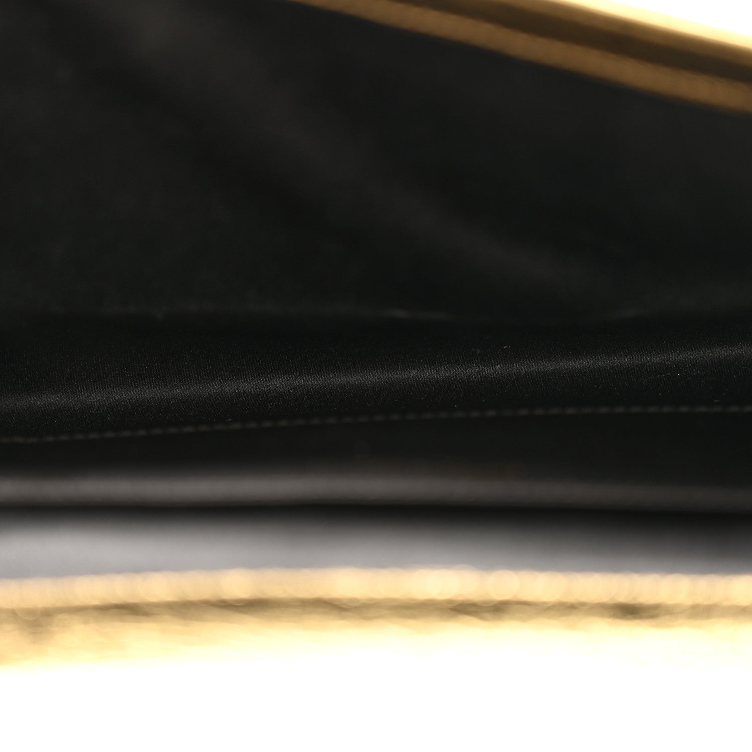 Saint Laurent Metallic Calfskin Monogram Large Belle De Jour Clutch Gold 5 of 11