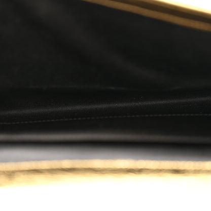 Saint Laurent Metallic Calfskin Monogram Large Belle De Jour Clutch Gold 5 of 11