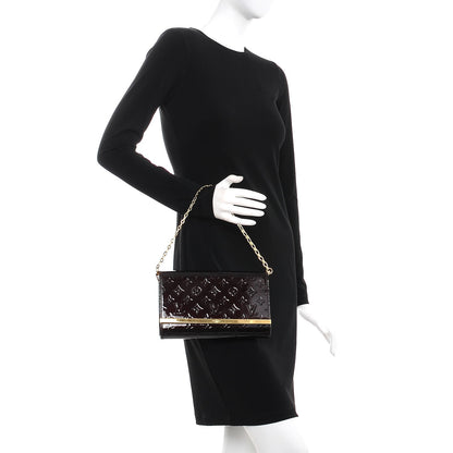 Louis Vuitton Vernis Ana Clutch Amarante 3 of 9