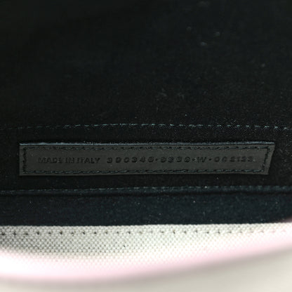 Balenciaga Cotton Canvas Satin Calfskin Navy Cabas XS Natural Pink 8 of 16