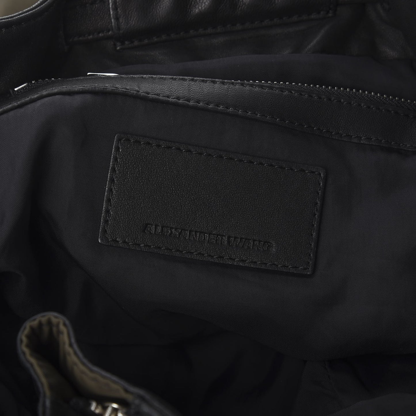 Lambskin Nylon Marti Backpack Military