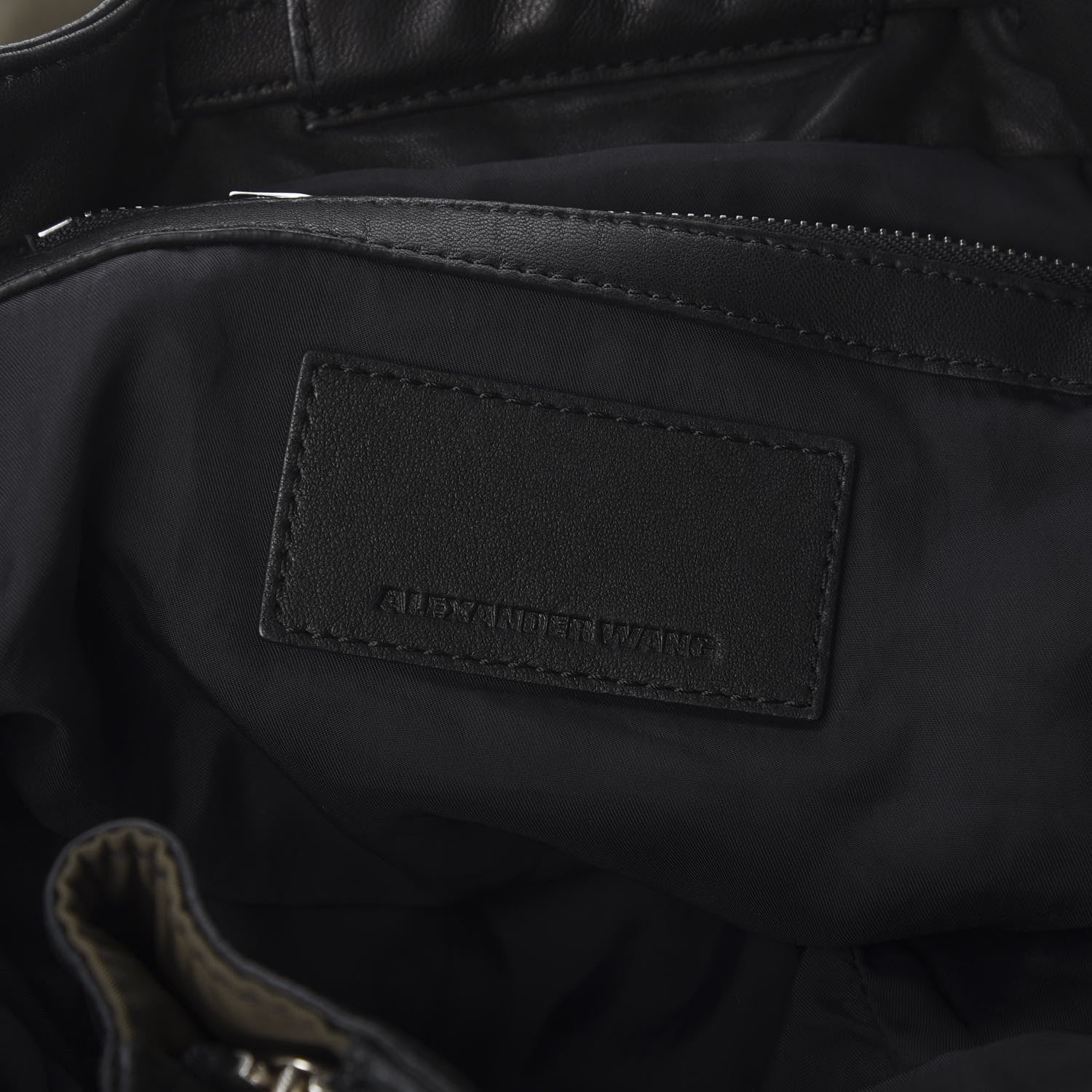 Alexander Wang Lambskin Nylon Marti Backpack Military 5 of 8