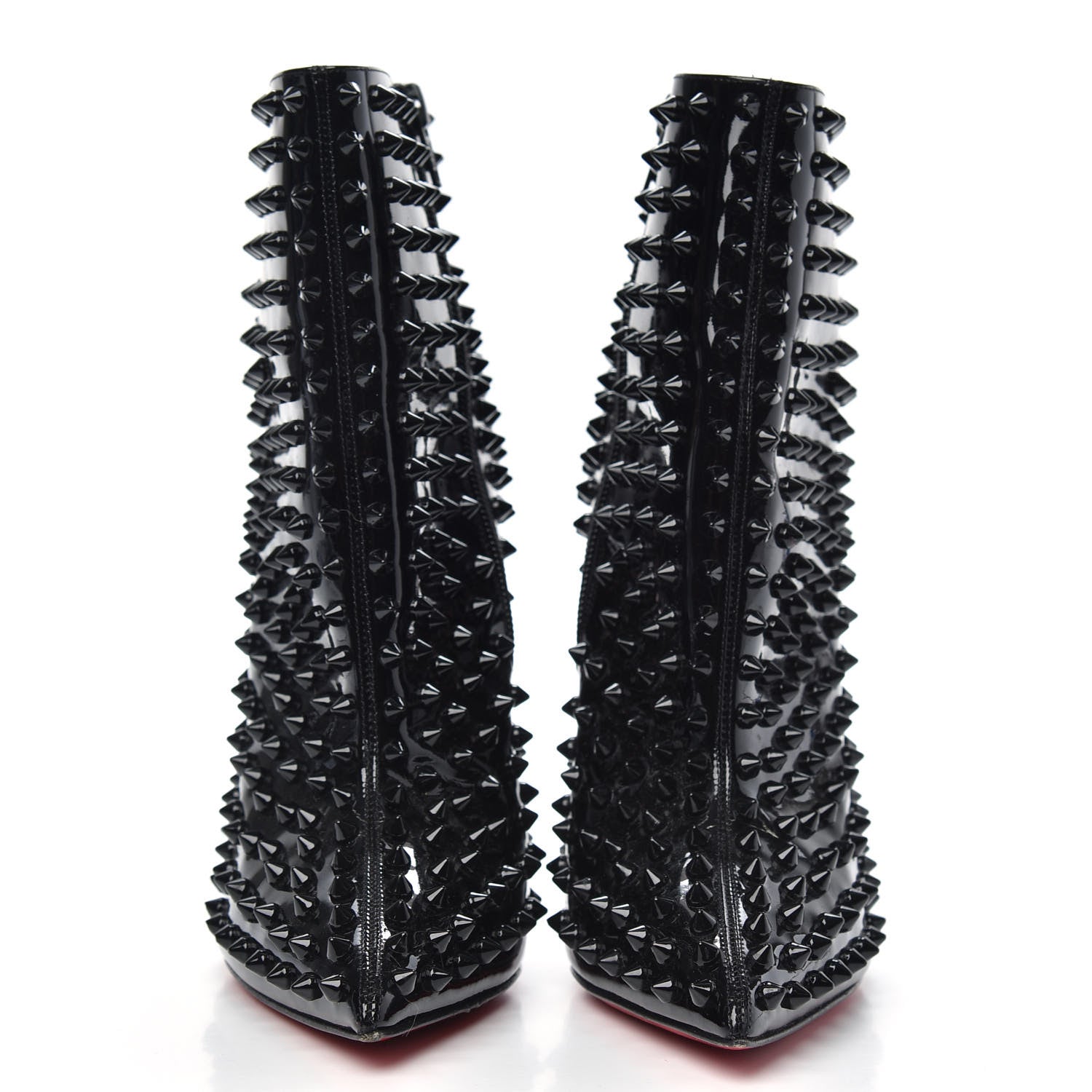 Christian Louboutin Patent Snakilta 120 Booties 37 Black 2 of 8