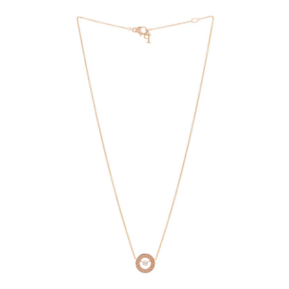 Piaget 18K Rose Gold Diamond Possession Floating Diamond Pendant Necklace 3 of 5