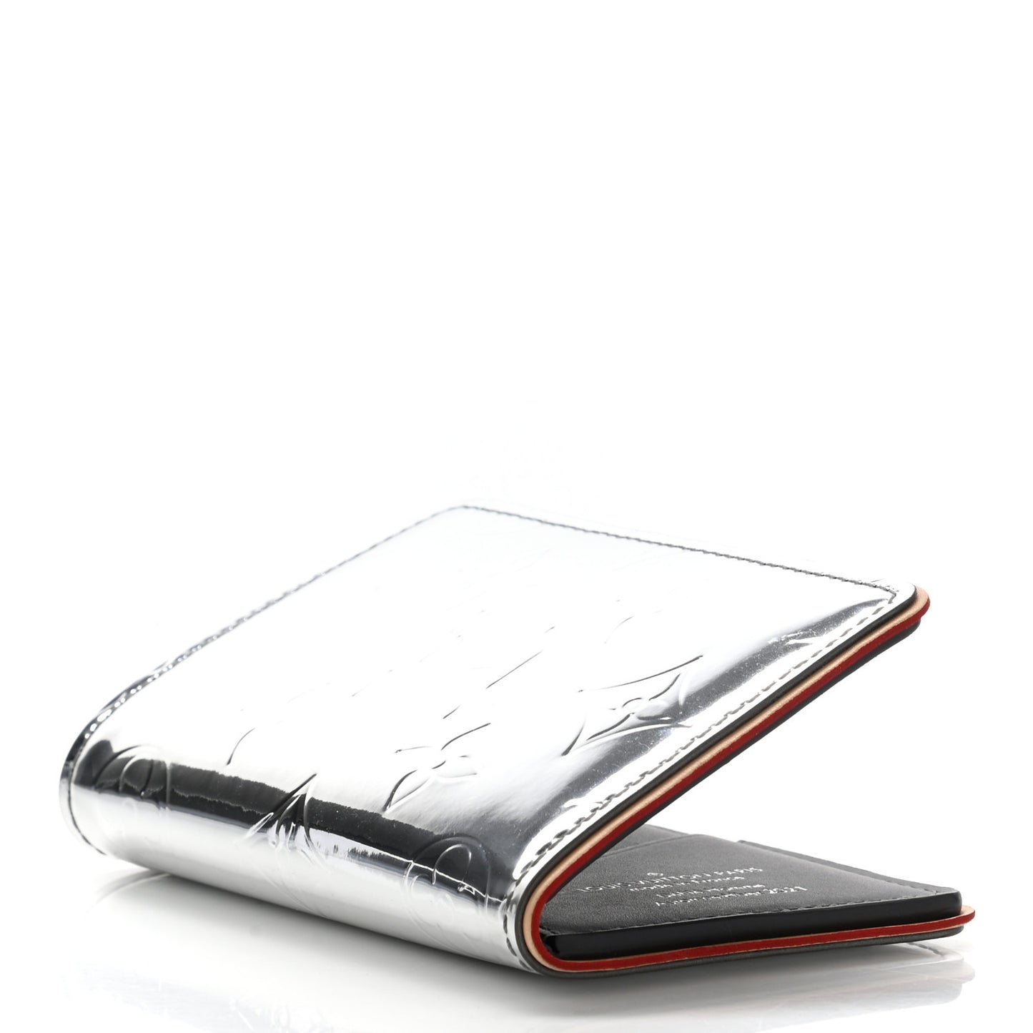Monogram Mirror Slender Pocket Organizer