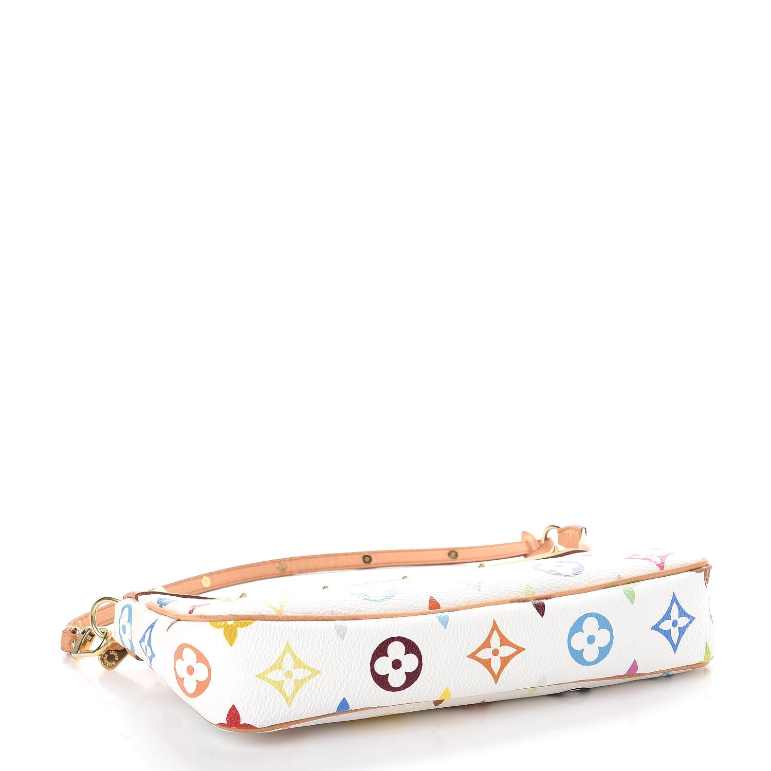 Louis Vuitton Monogram Multicolor Pochette Accessories White 4 of 10