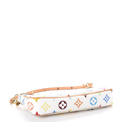 Louis Vuitton Monogram Multicolor Pochette Accessories White 4 of 10