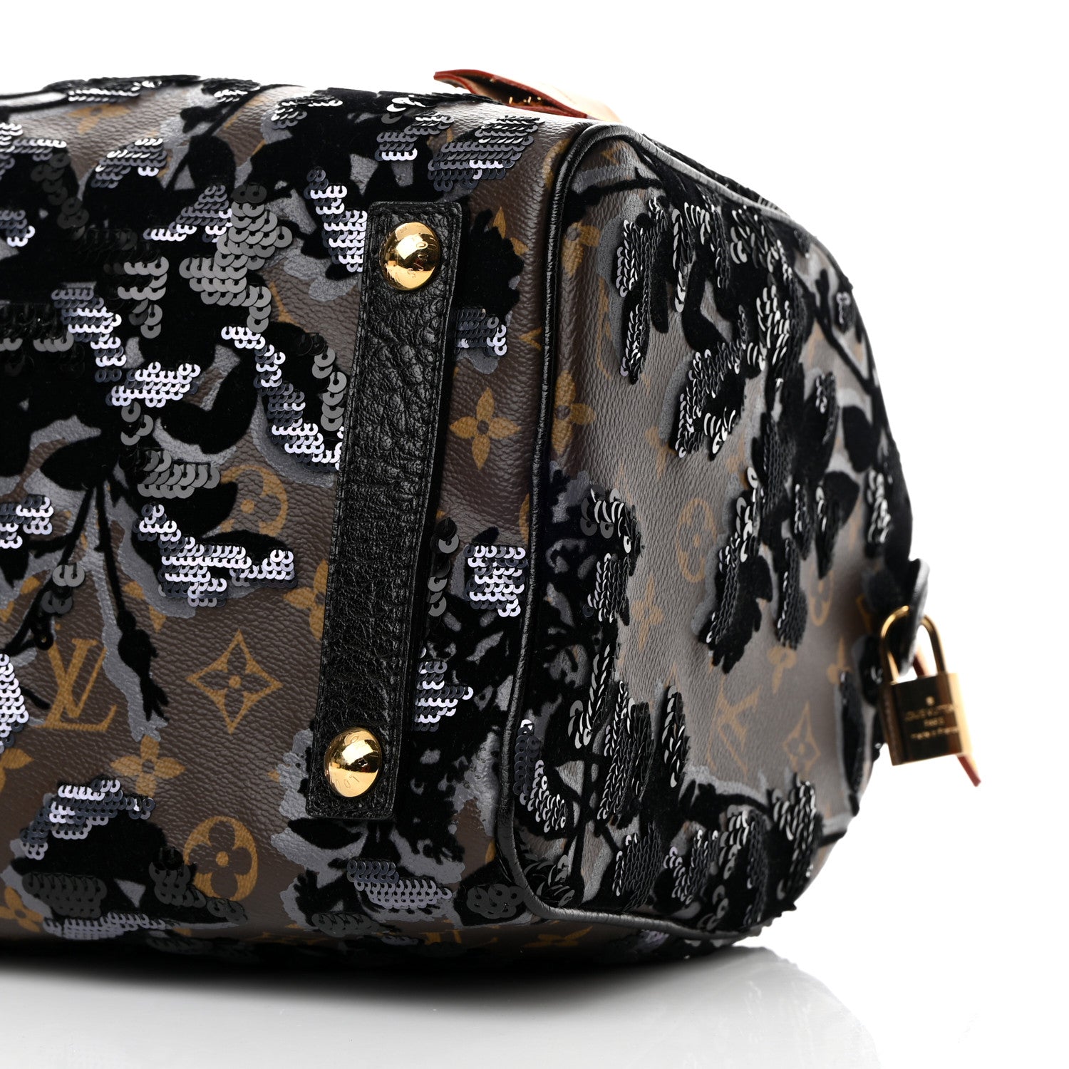 Louis Vuitton Monogram Fleur De Jais Sequins Speedy 30 11 of 14