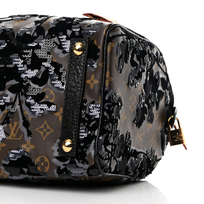 Louis Vuitton Monogram Fleur De Jais Sequins Speedy 30 11 of 14