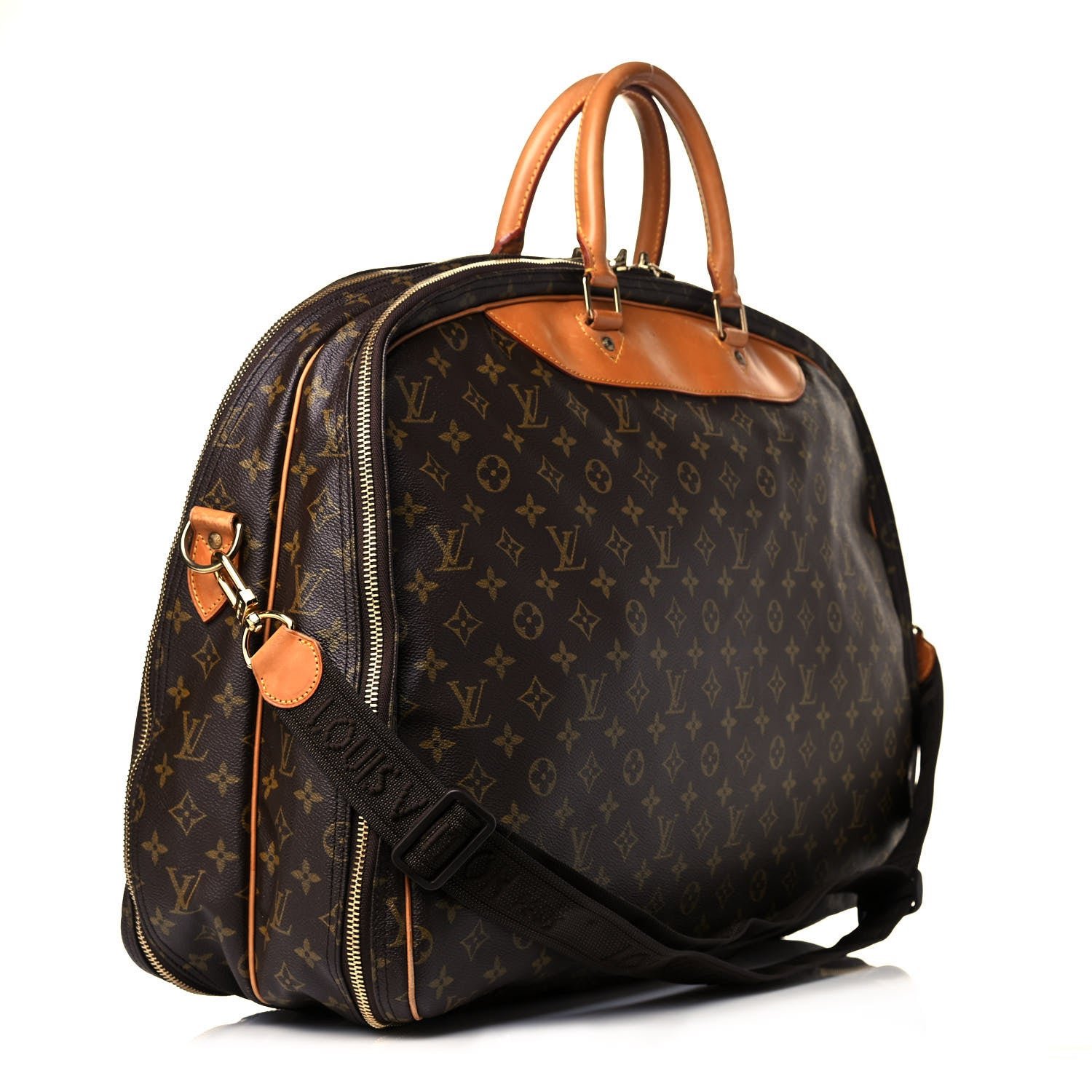 Louis Vuitton Monogram Alize 2 Compartment Luggage Travel Bag 2 of 22