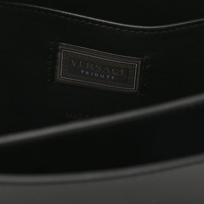 Versace Calfskin Medallion Tribute Clutch Black 6 of 10