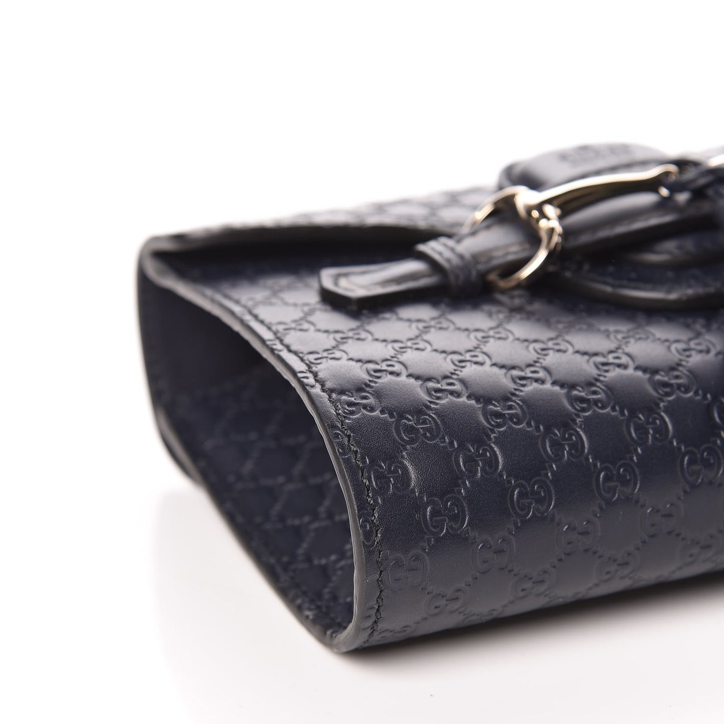 Microguccissima Mini Emily Chain Shoulder Bag Blue