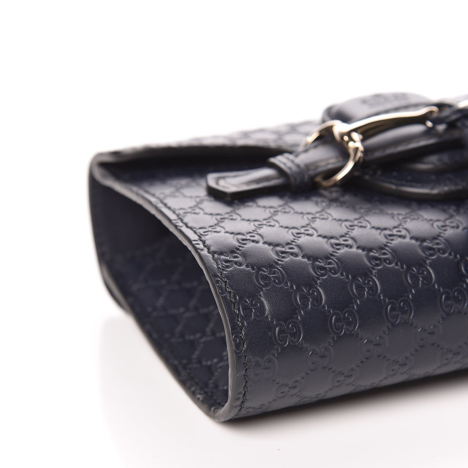 Gucci Microguccissima Mini Emily Chain Shoulder Bag Blue 8 of 9